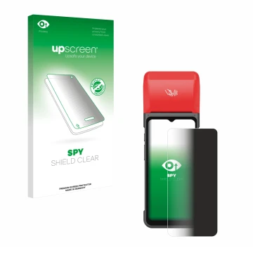 Front side of a product packaging with the brand logo upscreen. Next to it is the device iMin Swift 2 Pro shown with the corre