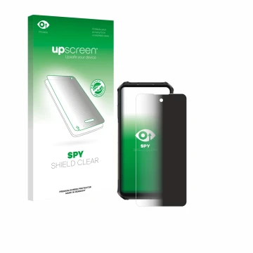 Front side of a product packaging with the brand logo upscreen. Next to it is the device Ulefone Armor X16 Pro shown with the 