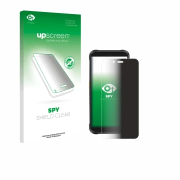 Front side of a product packaging with the brand logo upscreen. Next to it is the device Ulefone RugKing shown with the corres