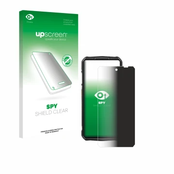 Front side of a product packaging with the brand logo upscreen. Next to it is the device Ulefone 29 pro shown with the corresp