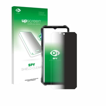 Front side of a product packaging with the brand logo upscreen. Next to it is the device Oukitel WP53 Pro shown with the corre