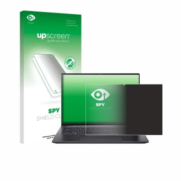 Front side of a product packaging with the brand logo upscreen. Next to it is the device Acer Swift X 14 SFX14-73G Touch shown