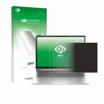 Front side of a product packaging with the brand logo upscreen. Next to it is the device HP ProBook 4 G1a 14