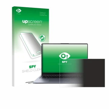 Front side of a product packaging with the brand logo upscreen. Next to it is the device Huawei MateBook D 16 2024 shown with 