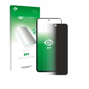 Front side of a product packaging with the brand logo upscreen. Next to it is the device Xiaomi Poco M7 Plus shown with the co