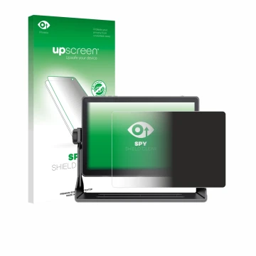 Front side of a product packaging with the brand logo upscreen. Next to it is the device Feelworld LUT 11H 10.1