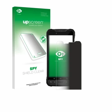 Front side of a product packaging with the brand logo upscreen. Next to it is the device Zebra Xplore M60 shown with the corre