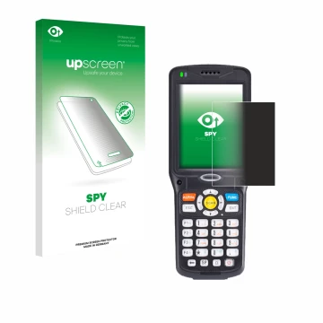 Front side of a product packaging with the brand logo upscreen. Next to it is the device Unitech HT510A shown with the corresp