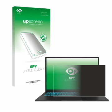 Front side of a product packaging with the brand logo upscreen. Next to it is the device ASUS V16 V3607 shown with the corresp