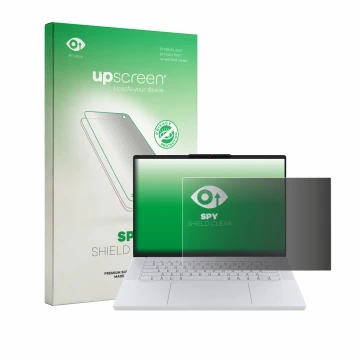 Front side of a product packaging with the brand logo upscreen. Next to it is the device Lenovo Googlebook 15 shown with the c