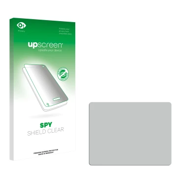Front side of a product packaging with the brand logo upscreen. Next to it is the corresponding screen protector.