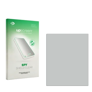 Front side of a product packaging with the brand logo upscreen. Next to it is the corresponding screen protector.