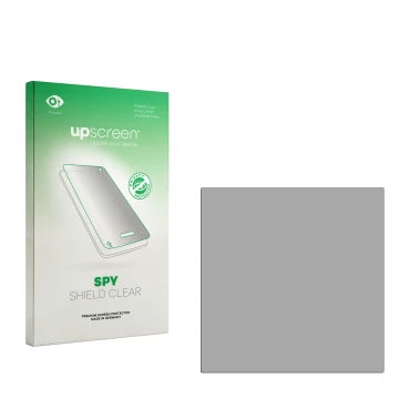 Front side of a product packaging with the brand logo upscreen. Next to it is the corresponding screen protector.