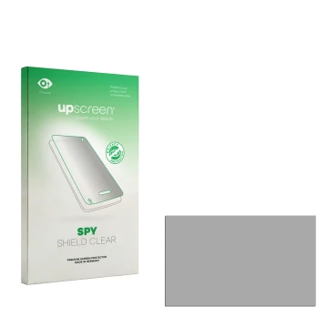 Front side of a product packaging with the brand logo upscreen. Next to it is the corresponding screen protector.