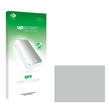 Front side of a product packaging with the brand logo upscreen. Next to it is the corresponding screen protector.