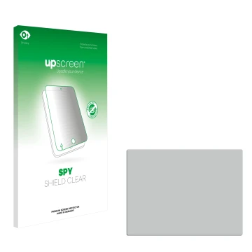 Front side of a product packaging with the brand logo upscreen. Next to it is the corresponding screen protector.