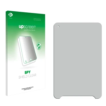 Front side of a product packaging with the brand logo upscreen. Next to it is the corresponding screen protector.
