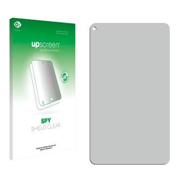 Front side of a product packaging with the brand logo upscreen. Next to it is the corresponding screen protector.