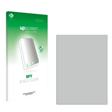 Front side of a product packaging with the brand logo upscreen. Next to it is the corresponding screen protector.