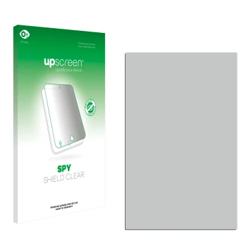 Front side of a product packaging with the brand logo upscreen. Next to it is the corresponding screen protector.