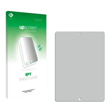 Front side of a product packaging with the brand logo upscreen. Next to it is the corresponding screen protector.