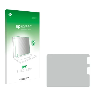 Front side of a product packaging with the brand logo upscreen. Next to it is the corresponding screen protector.