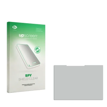 Front side of a product packaging with the brand logo upscreen. Next to it is the corresponding screen protector.