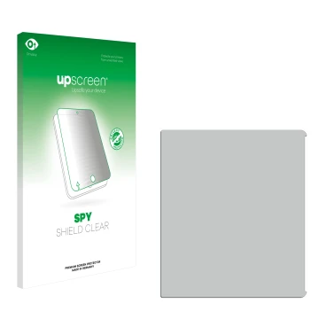 Front side of a product packaging with the brand logo upscreen. Next to it is the corresponding screen protector.