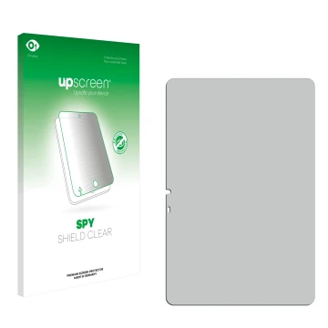 Front side of a product packaging with the brand logo upscreen. Next to it is the corresponding screen protector.