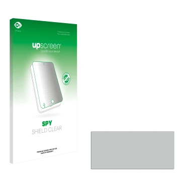 Front side of a product packaging with the brand logo upscreen. Next to it is the corresponding screen protector.