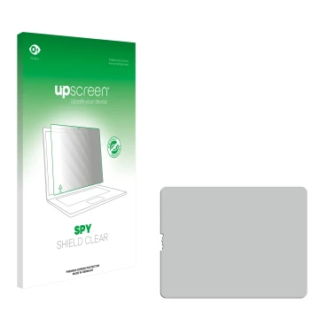 Front side of a product packaging with the brand logo upscreen. Next to it is the corresponding screen protector.