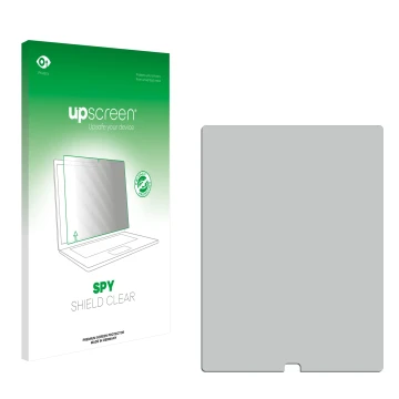 Front side of a product packaging with the brand logo upscreen. Next to it is the corresponding screen protector.