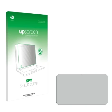 Front side of a product packaging with the brand logo upscreen. Next to it is the corresponding screen protector.