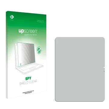Front side of a product packaging with the brand logo upscreen. Next to it is the corresponding screen protector.