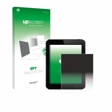 Front side of a product packaging with the brand logo upscreen. Next to it is the device shown with the corresponding screen p