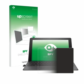 Front side of a product packaging with the brand logo upscreen. Next to it is the device HP Pro x2 612 G2 shown with the corre