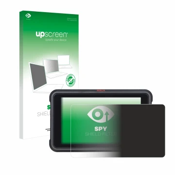 Front side of a product packaging with the brand logo upscreen. Next to it is the device Atomos Ninja V shown with the corresp