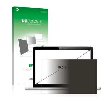 Front side of a product packaging with the brand logo upscreen. Next to it is the device shown with the corresponding screen p
