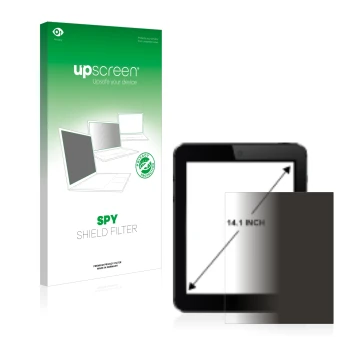 Front side of a product packaging with the brand logo upscreen. Next to it is the device shown with the corresponding screen p