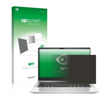 Front side of a product packaging with the brand logo upscreen. Next to it is the device HP ProBooks 430 G8 shown with the cor