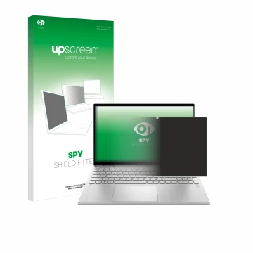 Front side of a product packaging with the brand logo upscreen. Next to it is the device HP Pavilion x360 Convertible 15-erX s