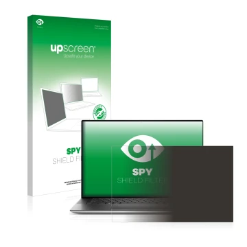 Front side of a product packaging with the brand logo upscreen. Next to it is the device Dell XPS 15 9520 Non-Touch shown with