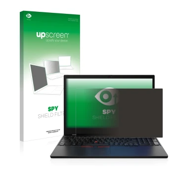 Front side of a product packaging with the brand logo upscreen. Next to it is the device Lenovo ThinkPad L15 Gen 2 shown with 