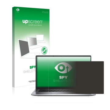 Front side of a product packaging with the brand logo upscreen. Next to it is the device Dell Latitude 9520 2-in-1 shown with 