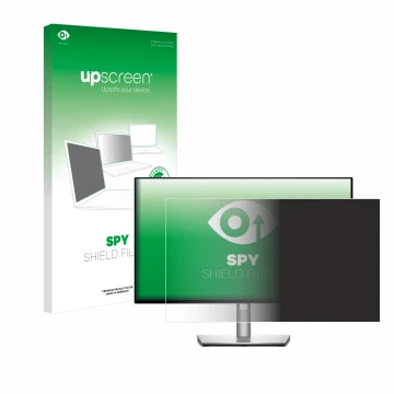 Front side of a product packaging with the brand logo upscreen. Next to it is the device Dell Ultrasharp U2422H shown with the