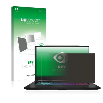 Front side of a product packaging with the brand logo upscreen. Next to it is the device MSI Katana 17 B13V shown with the cor