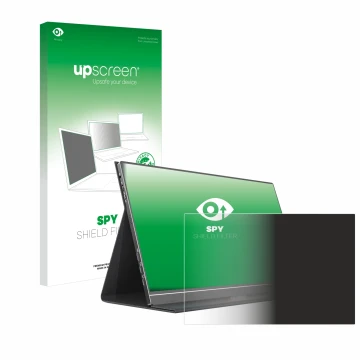 Front side of a product packaging with the brand logo upscreen. Next to it is the device Arzopa S1 Table 15.6