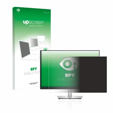 Front side of a product packaging with the brand logo upscreen. Next to it is the device Dell Professional P2423 shown with th