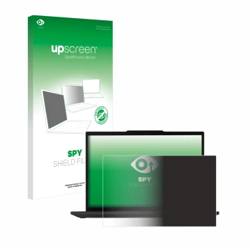 Front side of a product packaging with the brand logo upscreen. Next to it is the device Lenovo ThinkPad T14 Gen 5 shown with 