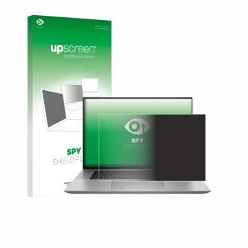 Front side of a product packaging with the brand logo upscreen. Next to it is the device HP Zbook Studio 16 G11 shown with the